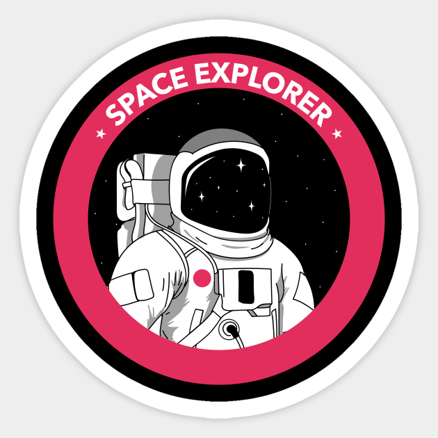 Space Explorer Sticker by ForEngineer